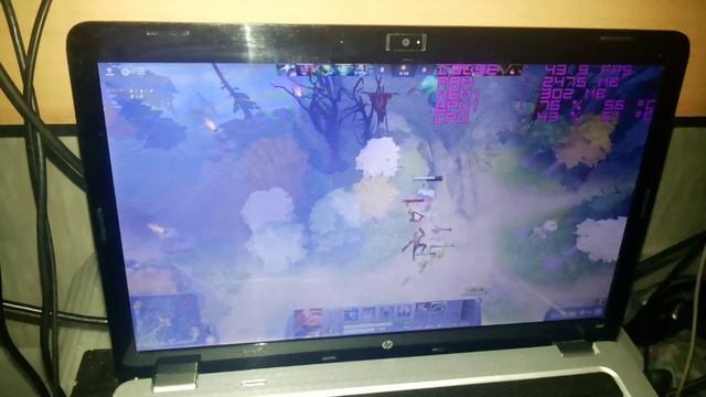 HP G62-a14ER, i3 330M, Radeon HD 5470 1 гб, тест с замером фпс тест дота 2 Dota 2 смотреть онлайн