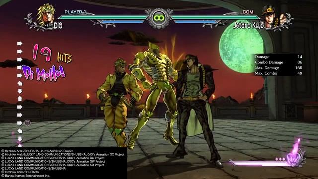 JJBA ASBR - Гайд на Дио 3