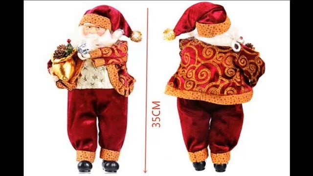 Новогодний декор. Санта-Клаус Куклы Фигурка Игрушка смотреть онлайн