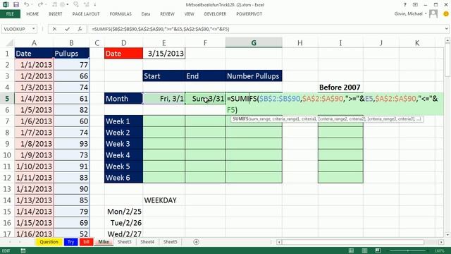 Mr Excel & excelisfun Trick 120: Summarize By Week and Month, Monthly Totals, Weekly Totals смотреть онлайн
