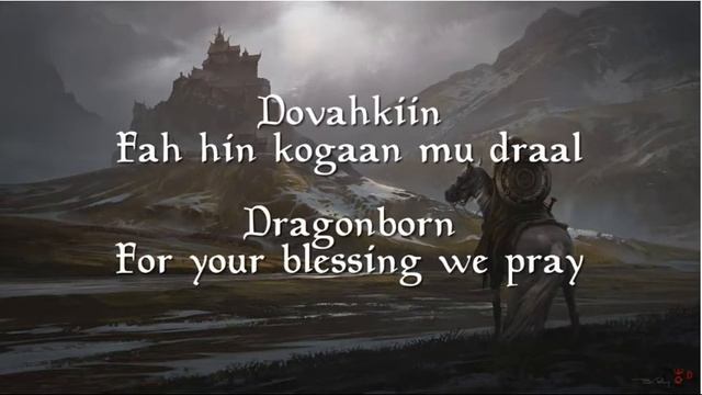 ME SINGING - ALONG TO SKYRIM - THE DRAGON BORN COMES смотреть онлайн