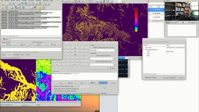 GRASS 7.4 - Map calculator and predictive modeling смотреть онлайн