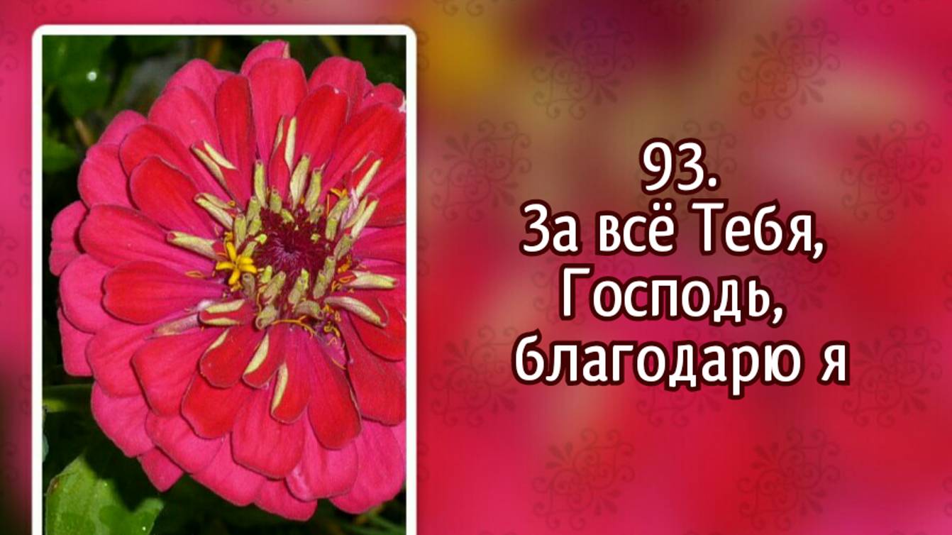 Гимны надежды 93 За всё Тебя, Господь, благодарю я (-) смотреть онлайн