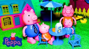 Свинка Пеппа и её СЕМЬЯ ранним утром. Смешные мультики iKira #Пеппа #СвинкаПеппа #PeppaPig