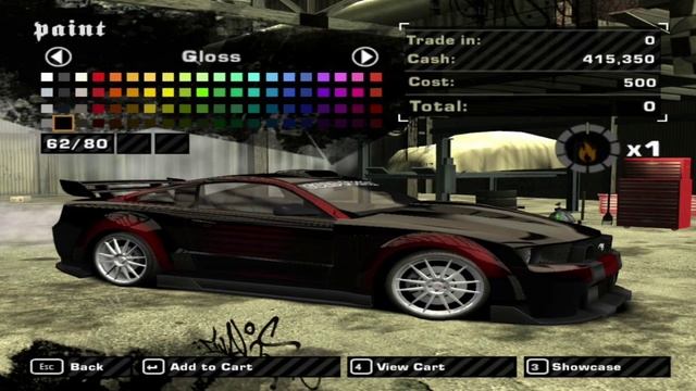 Modifikasi Ford Mustang Razor - Need For Speed Most Wanted - Mod