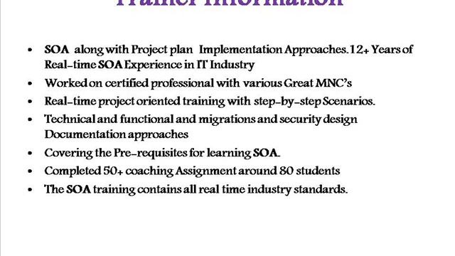 Oracle SOA online training for affordable fee in USA/oracle soa online training fee смотреть онлайн