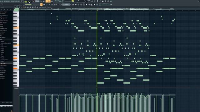 Красивая игра на Пианино Piano Roll FL Studio 21