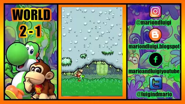 Let's Play Yoshi's Island DS - 100% Walkthrough World 2 - 1 (Full Gameplay) смотреть онлайн