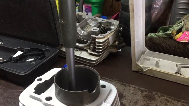 Замер новой поршневой Motoland