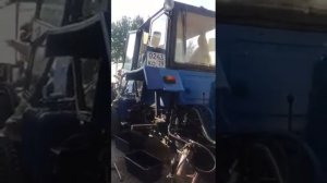Юмз 6 замена тормозных колодок  и сальник полуоси