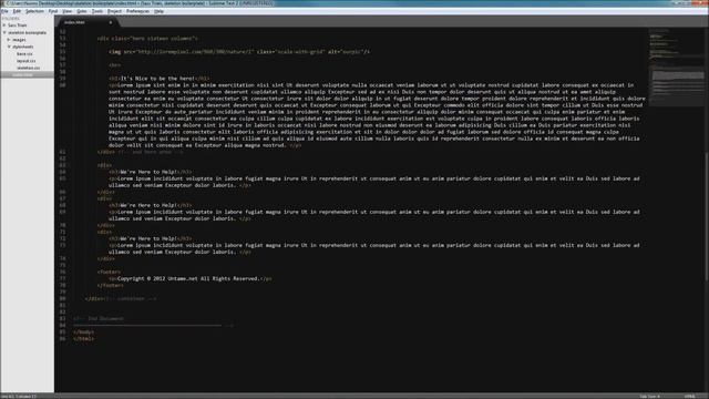 Create a Responsive Homepage in 5 Minutes or Less with Skeleton смотреть онлайн