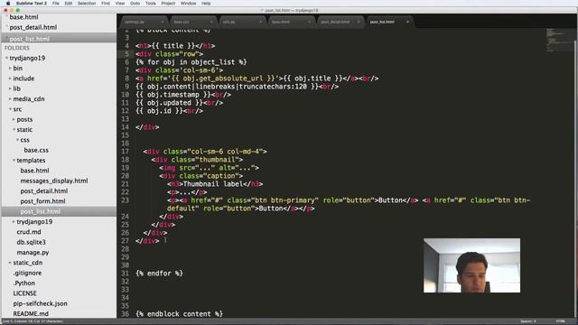 Try Django 1.9 - 26 of 38 - Implement Bootstrap смотреть онлайн