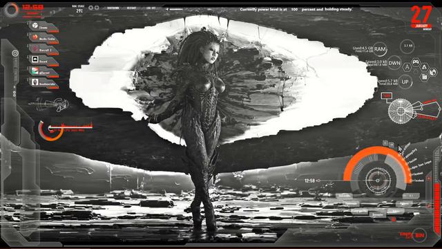 Rainmeter Starcraft 2 Kerrigan Desktop смотреть онлайн