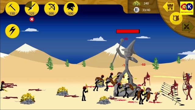 Stick War Legacy ♣ Android IOS GamePlay ♣ Spearton vs Magikill смотреть онлайн