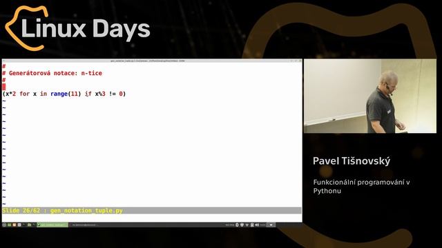 Funkcionální programování v Pythonu (Pavel Tišnovský) смотреть онлайн