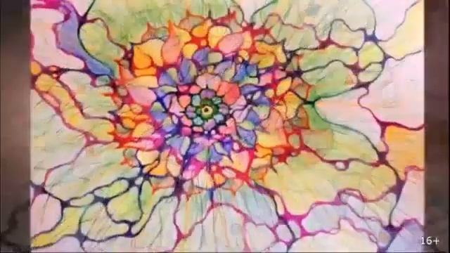 Рисуем Время внутри нас. НейроРитм моего мозга. НЕЙРОГРАФИКА рисунки / 16+ смотреть онлайн