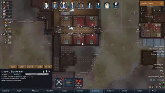 Phased Plays RimWorld Alpha 16 (modded) S2 Ep10, Summers Height смотреть онлайн
