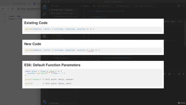 6.13 Destructuring and Property Shorthand Challenge смотреть онлайн