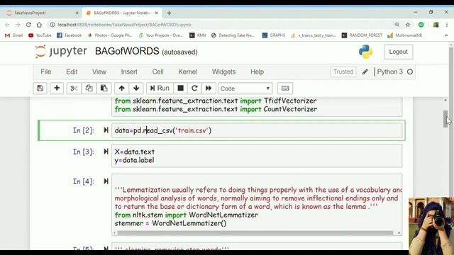 BAG of WORDS implementation in python..... Part1 || Full explanation in URDU / HINDI смотреть онлайн