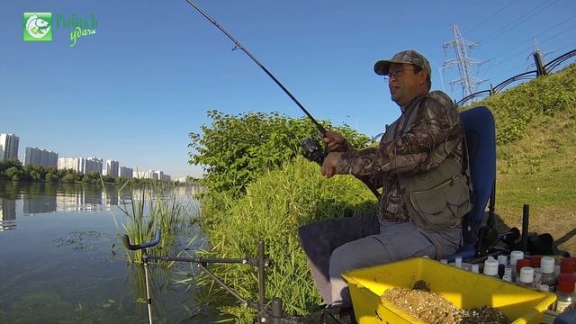 Рыбалка на Москва-реке в Марьино. Парк им. 850-летия Москвы смотреть онлайн