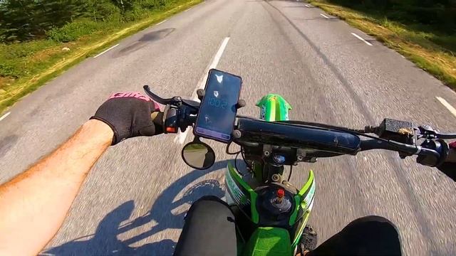 140cc Pit Bike TOP SPEED TEST | Apollo RFZ 140cc