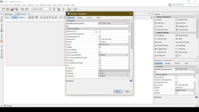 Java Swing Project-Part 1 | How to Create JFrame in NetBeans using Java GUI | A.y. Siam | смотреть онлайн