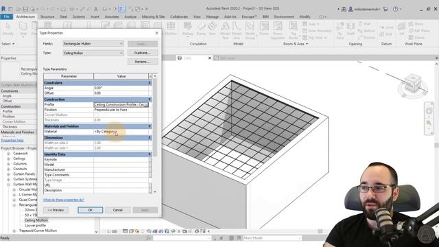 Ceiling in Revit Tutorial [Smart Suspended Ceiling] смотреть онлайн