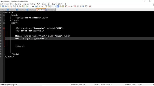 14 | GET and POST Method | How to access Form's Data through PHP Script смотреть онлайн