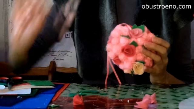 Сердце из фетра и сизали. Мастер-класс. смотреть онлайн