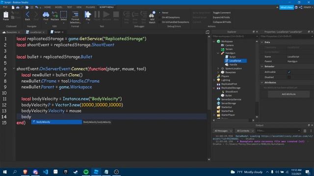HOW TO MAKE A GUN IN ROBLOX STUDIO(UPDATED) смотреть онлайн