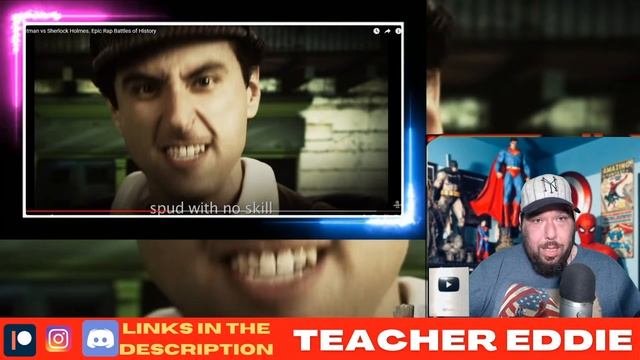 LIVE ERB React | History Teacher Breakdown - Batman Vs. Sherlock Holmes | ERB REACTION LIVE смотреть онлайн