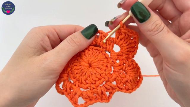 SQUARE DE CROCHÊ SIMPLES E FÁCIL смотреть онлайн