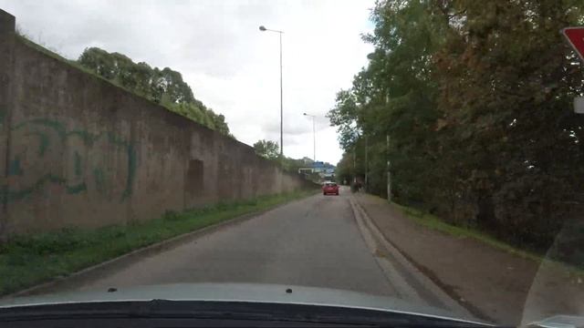 Carrières sous Poissy - Mantes (VBR-12 Relaxing Driving in France No Talking No Music) смотреть онлайн