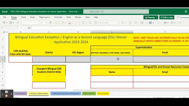 READING the Bilingual Education Exception and ESL Waiver Application Texas Education Agency 2023 смотреть онлайн