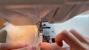 ОБРАБОТКА СРЕЗА КРУГЛОЙ САЛФЕТКИ ОКАНТОВКОЙ