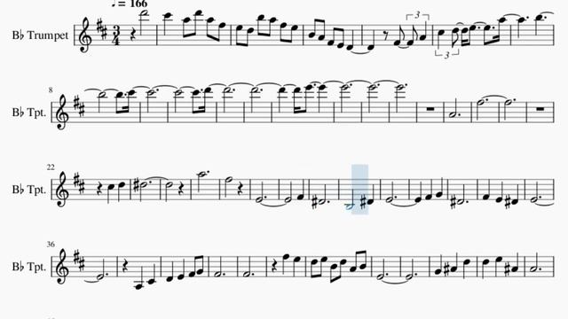 Trumpet Sheet Music: How to play Final Duet (Omori) by Pedro Silva смотреть онлайн
