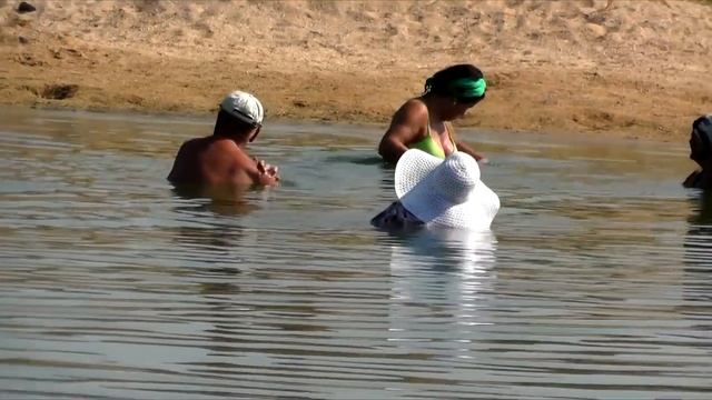 Места здоровья-село Счастливцево, Арабатская стрелка, горячий источник и соленое озеро. смотреть онлайн