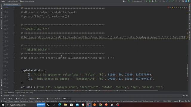 Upsert | Find One and Update in Delta Lake Using Glue Pyspark and Convert Small File into Large Fil смотреть онлайн