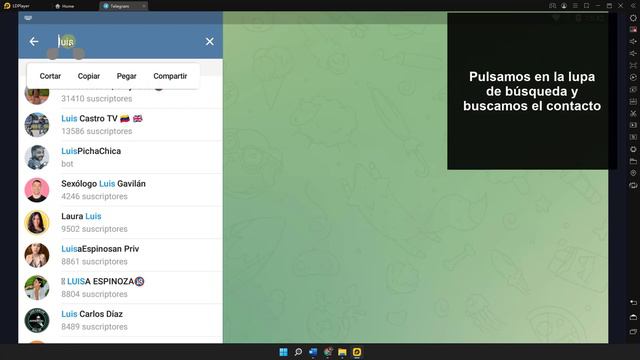 👤 Cómo Agregar Contactos en Telegram PC смотреть онлайн