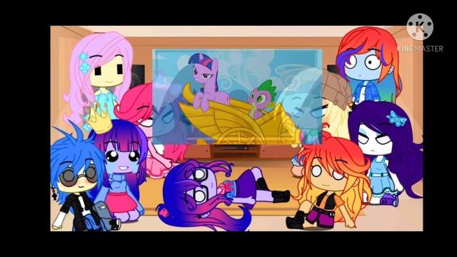 mlp equestria girls + flash and twilight sparkle react to ??? || part 2 gacha life смотреть онлайн