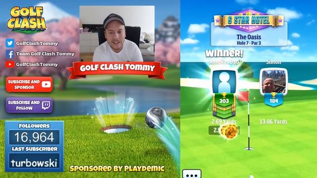 Golf Clash tips, Hole 7 - Par 3, The Oasis - Desert Open, Rookie Division - Guide & Tutorial! смотреть онлайн