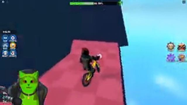 ОББИ НА ВЕЛИКАХ РОБЛОКС!! OBBY BUT YOU'RE ON A BIKE ROBLOX смотреть онлайн
