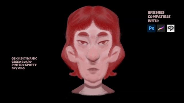 THE BEST DIGITAL OIL BRUSHES for Procreate, Photoshop, Clip Studio | Brush Impact. смотреть онлайн