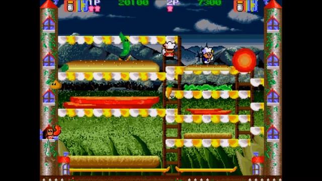 Johnny Turbo's Arcade: Super Burger Time Gameplay | Switch смотреть онлайн