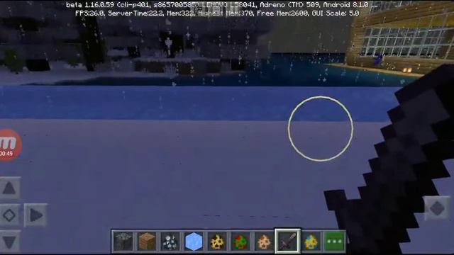 Снег вместо дождя в майнкрафте pe. ( addon ). смотреть онлайн