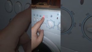 Как включить таймер отстрочки на стиральной машине Indesit WS84TX