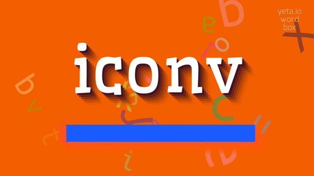 How to say "iconv"! (High Quality Voices) смотреть онлайн