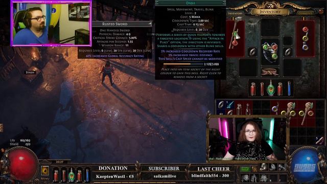 [Deutsch] Path Of Exile Leveling Guide | Akt 1 | Duelist (Coaching Mit Violet_Green)