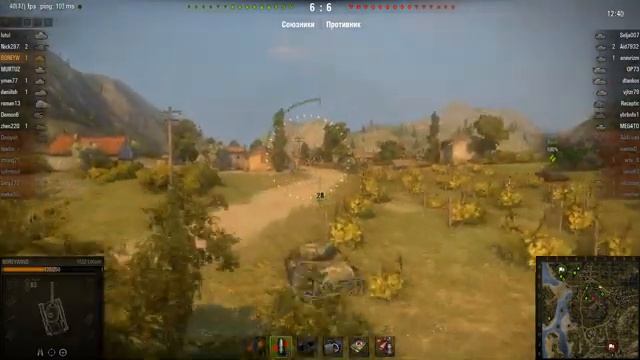 WOT: Рудники - M22 Locust - 2 фрага смотреть онлайн