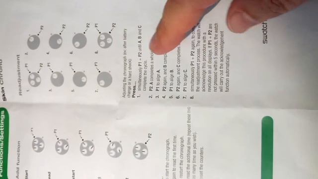 Swatch Skin Chrono Correct watch hands ALIGNMENT Process смотреть онлайн